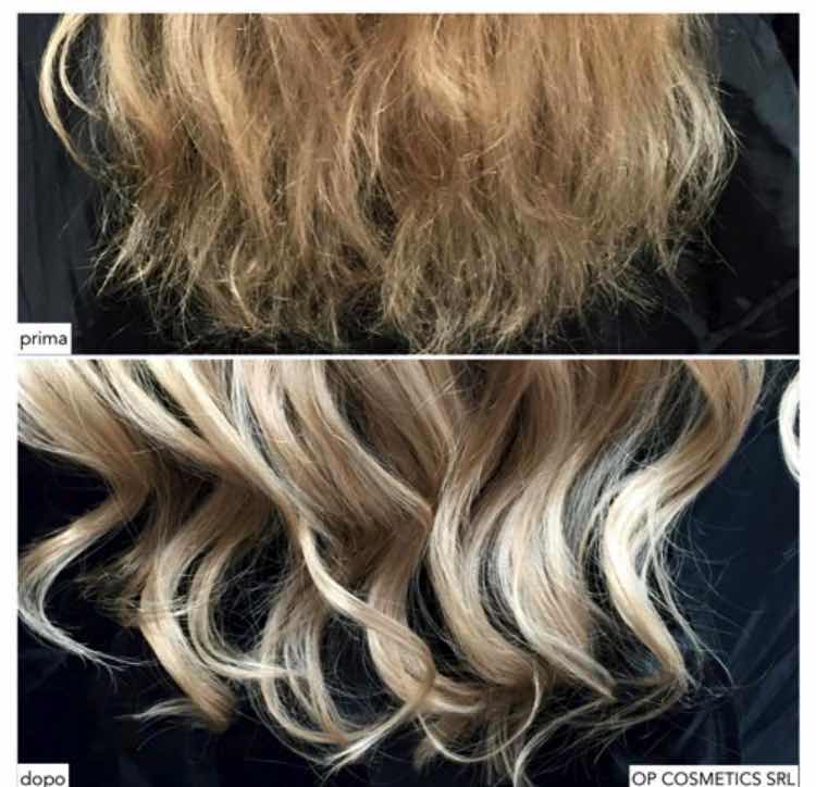 olaplex prima e dopo trattamento